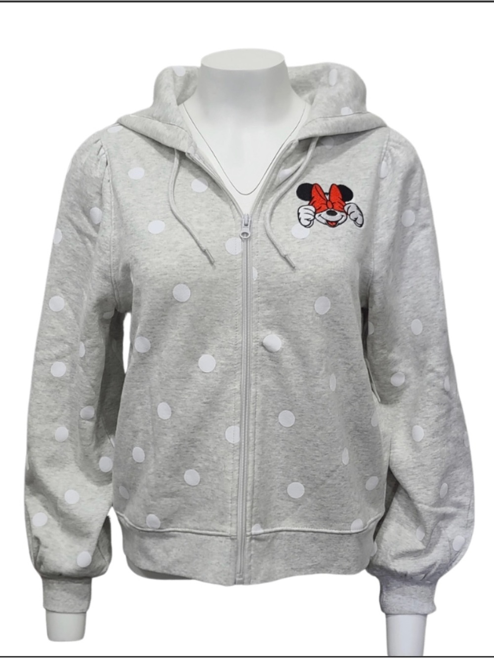 Minnie Mouse Polka Dot Zip Hoodie